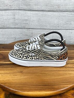 Vans Era Safari Multi Animal Print Lace Up Sneakers Women’s Shoe Size 8